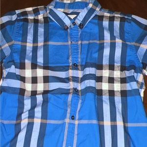 Burberry short sleeve dress shirt